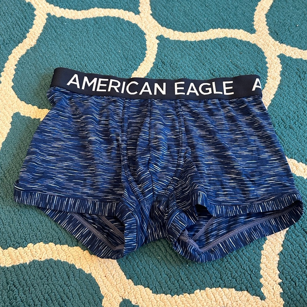 American Eagle Men’s Blue Flex Trunks